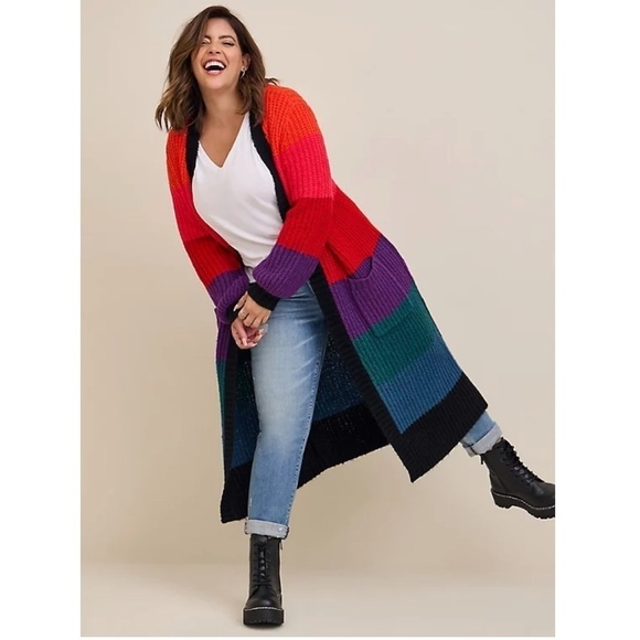 torrid Sweaters - Torrid CHUNKY DUSTER BALLOON SLEEVE SWEATER